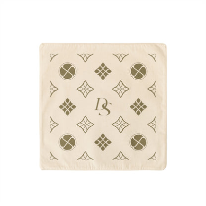 housse de coussin monogramme 