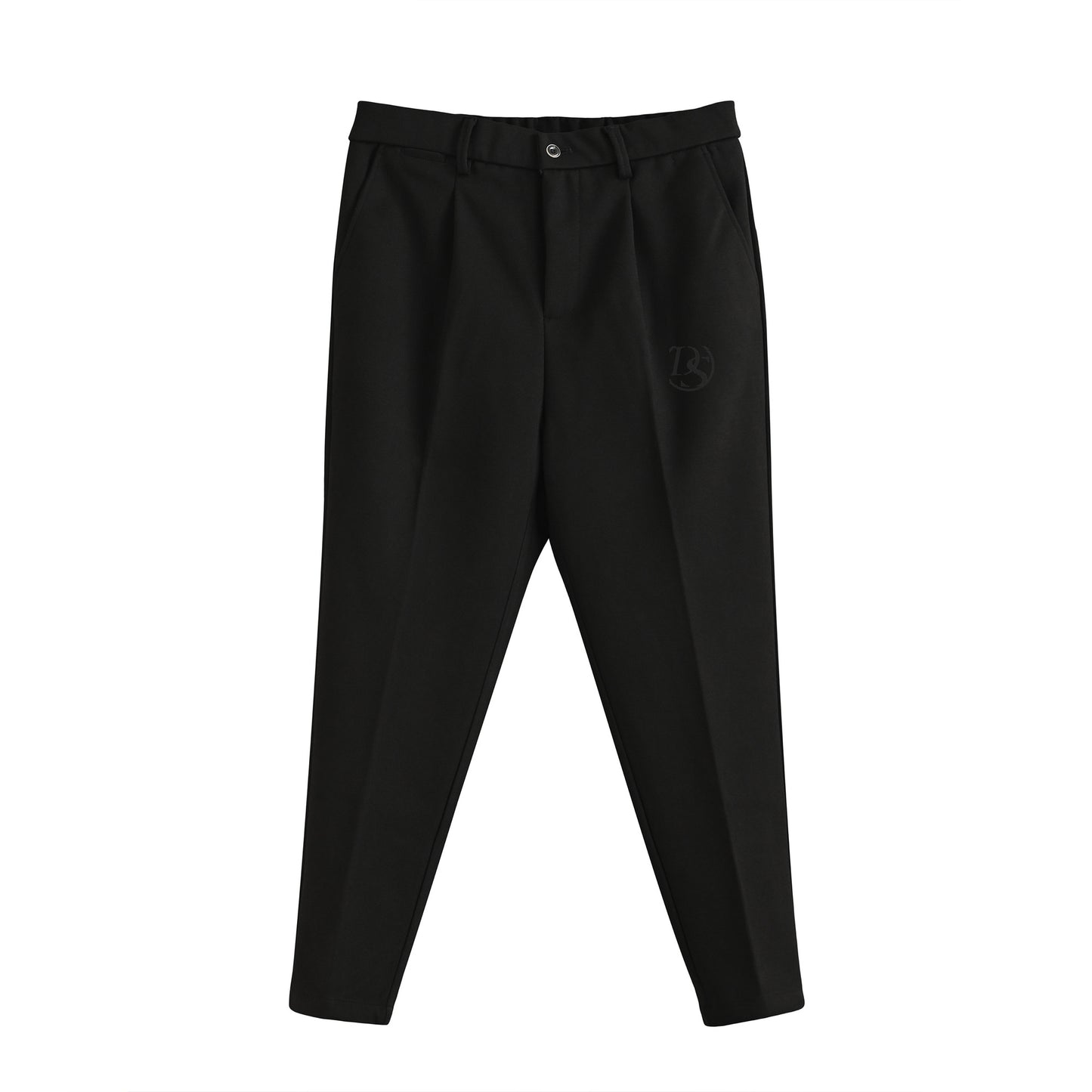 tuck wool pants 